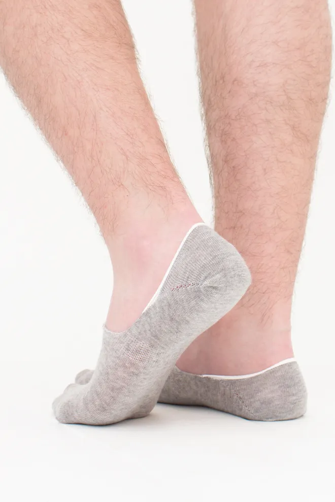 Шкарпетки слідки чоловічі Mf1 classic Giulia (light grey melange)