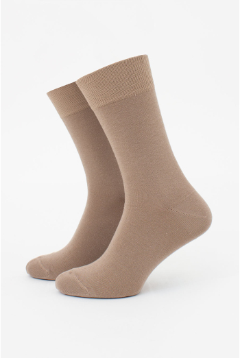 Носки мужские классические MSL color Giulia (chantarel), коричневый Носки мужские классические MSL color Giulia (chantarel), коричневый