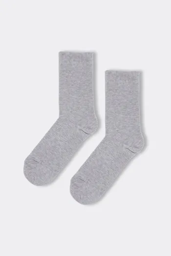 Шкарпетки чоловічі класичні Ms3 soft premium classic Giulia (light grey melange), сірий Шкарпетки чоловічі класичні Ms3 soft premium classic Giulia (light grey melange), сірий