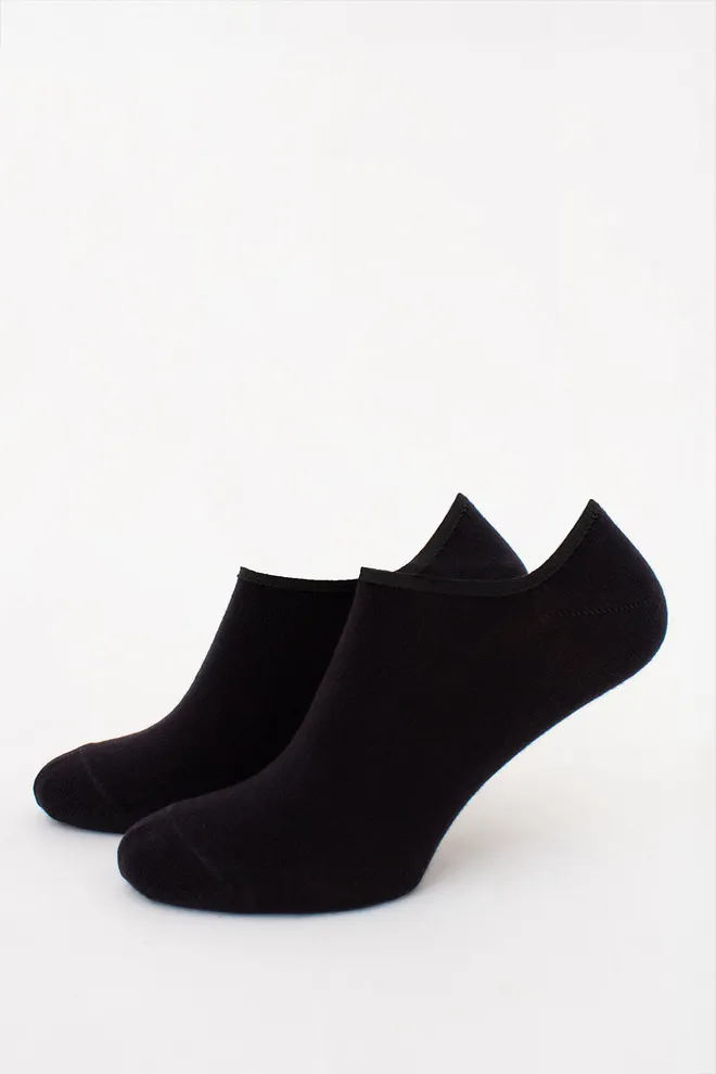 Шкарпетки чоловічі невидимі Ms0 Classic Giulia (black), чорний