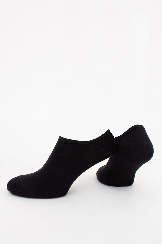 Шкарпетки чоловічі невидимі Ms0 Classic Giulia (black), чорний