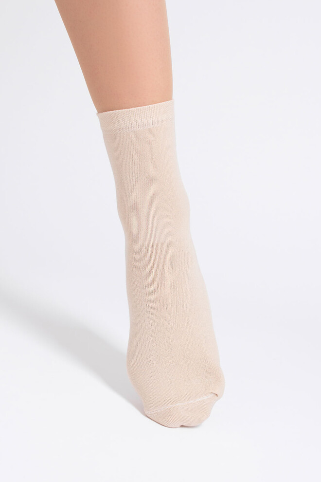 Носки женские классические (2 пары) WS3 CLASSIC Giulia (sand/mocha mousse), бежевый/коричневый