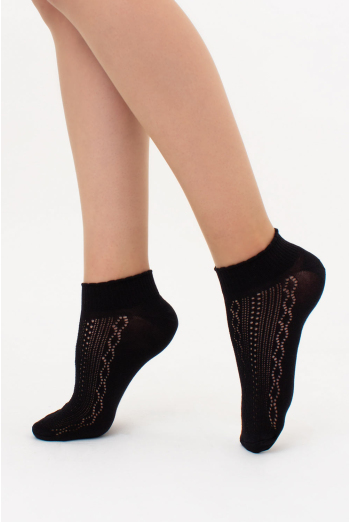 Носки с ажурным плетением WS1 AIR 011 Giulia (nero), чёрный Носки с ажурным плетением WS1 AIR 011 Giulia (nero), чёрный