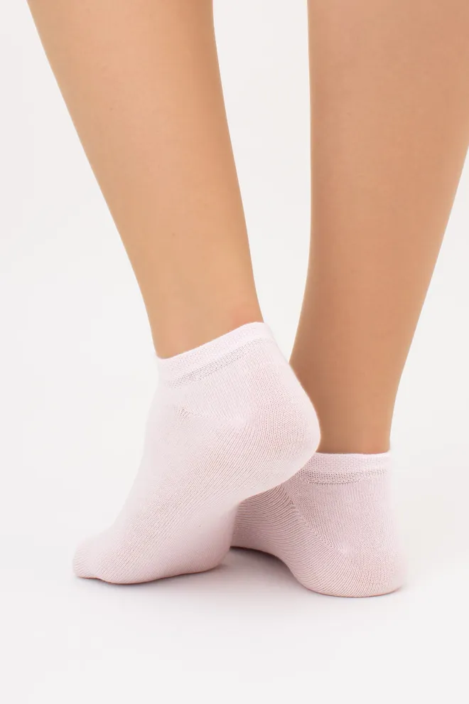 Шкарпетки жіночі короткі 2 пари WS1 CLASSIC Giulia (sand/blushing bride), бежевий/рожевий