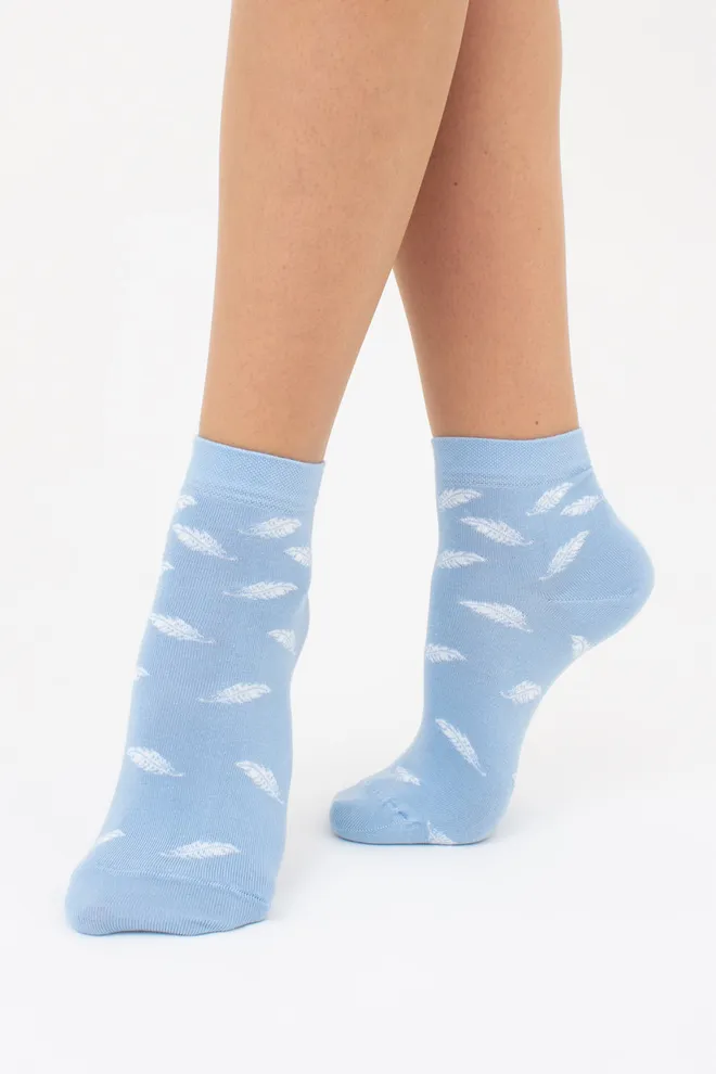 Шкарпетки жіночі "Крила вітру" (2 пари) WS2 FASHION SET 2404 (пак х2) Giulia (baby blue), блакитний
