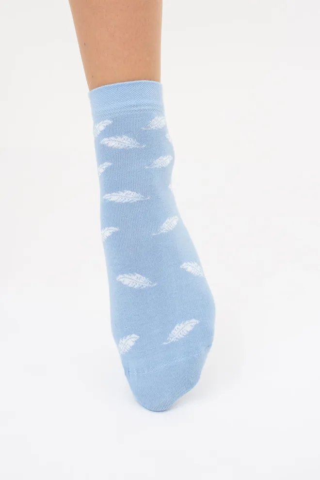 Шкарпетки жіночі "Крила вітру" (2 пари) WS2 FASHION SET 2404 (пак х2) Giulia (baby blue), блакитний