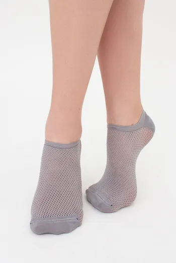 Шкарпетки жіночі невидимі з ажурним малюнком спортивні WS1 AIR PA 002 Giulia (griffin), сірий Шкарпетки жіночі невидимі з ажурним малюнком спортивні WS1 AIR PA 002 Giulia (griffin), сірий