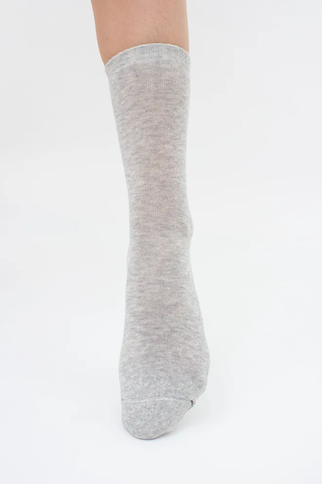 Шкарпетки жіночі теплі WS3 TERRY CLASSIC 003 Giulia (silver melange), сірий