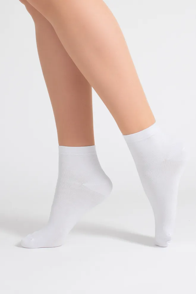Женские носки из бамбука WS2 BAMBOO Giulia (white), белый