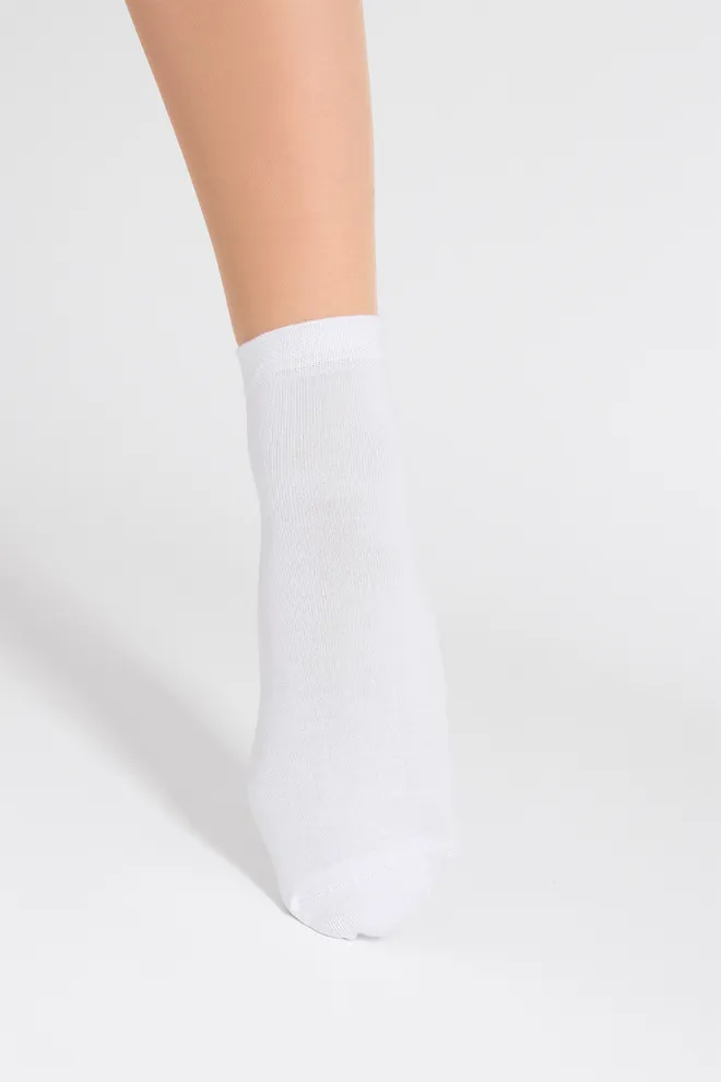 Женские носки из бамбука WS2 BAMBOO Giulia (white), белый