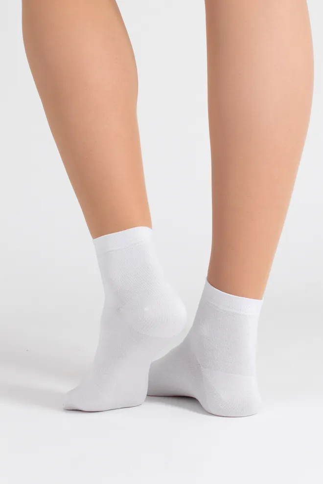 Женские носки из бамбука WS2 BAMBOO Giulia (white), белый