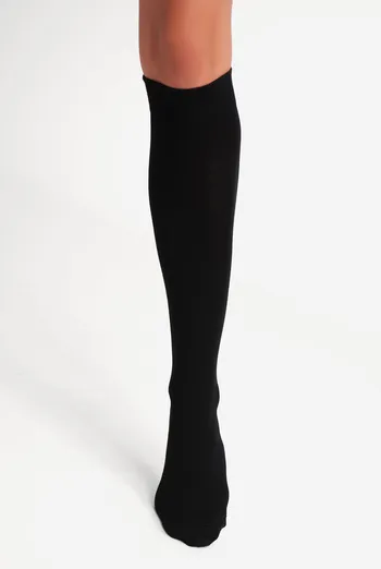 Жіночі бавовняні гольфи WG1 CLASSIC 2501 Giulia (black), чорний