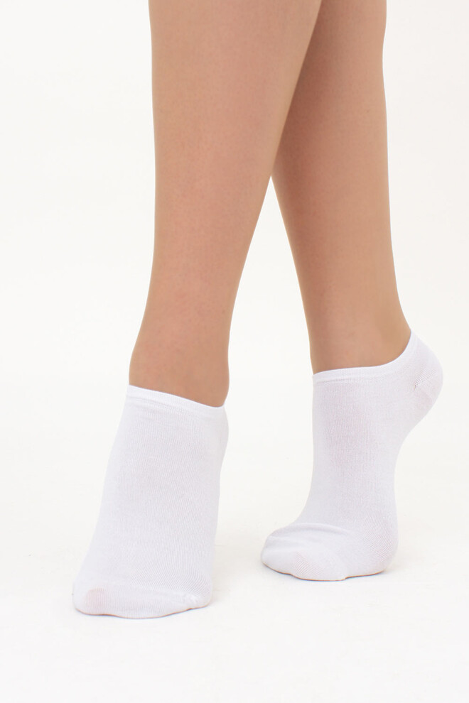 Жіночі короткі шкарпетки з бамбука WS1 BAMBOO Giulia (white), білий