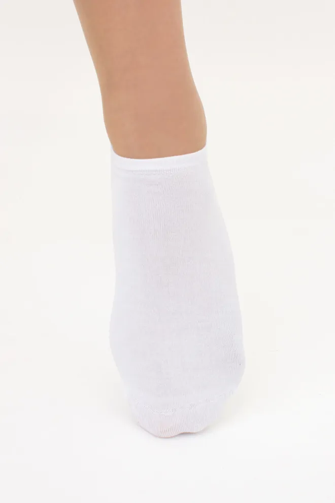 Жіночі короткі шкарпетки з бамбука WS1 BAMBOO Giulia (white), білий