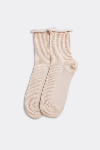 Женские носки в рубчик WS3 FASHION 060 Giulia (sand), бежевый Женские носки в рубчик WS3 FASHION 060 Giulia (sand), бежевый