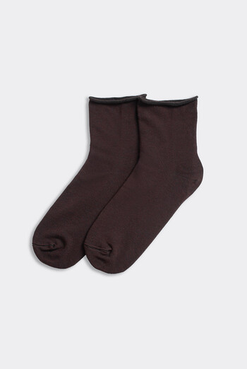 Женские носки классические без резинки WS2 CLASSIC FREE Giulia (chocolate), коричневый