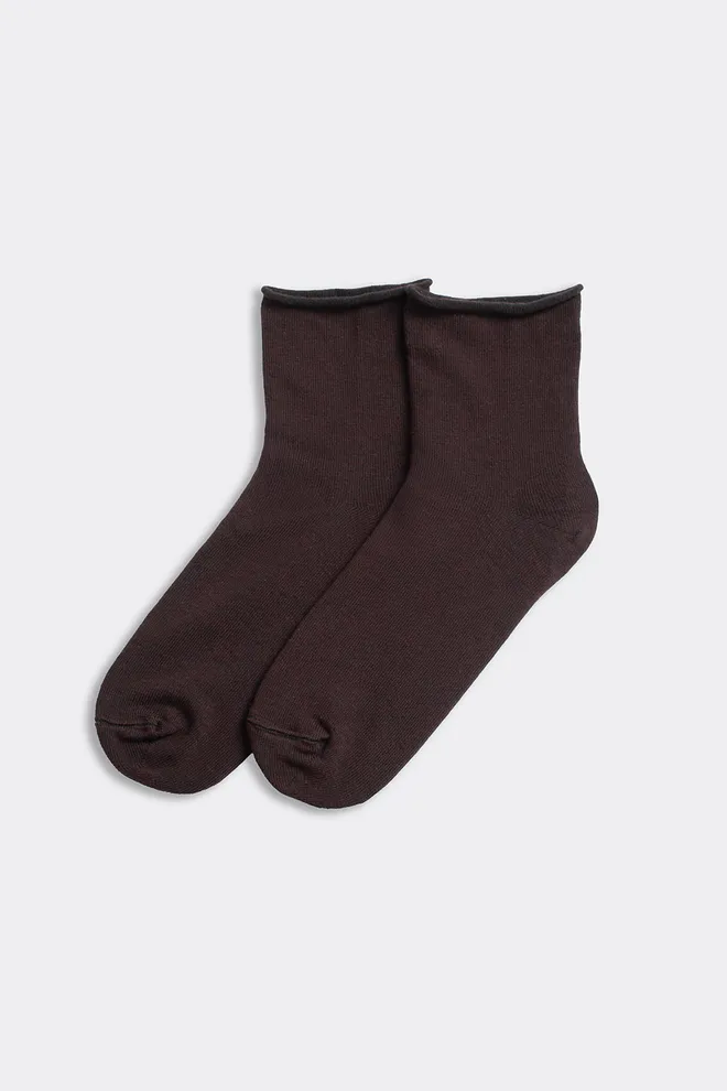 Жіночі шкарпетки класичні без резинки WS2 CLASSIC FREE Giulia (chocolate), коричневий