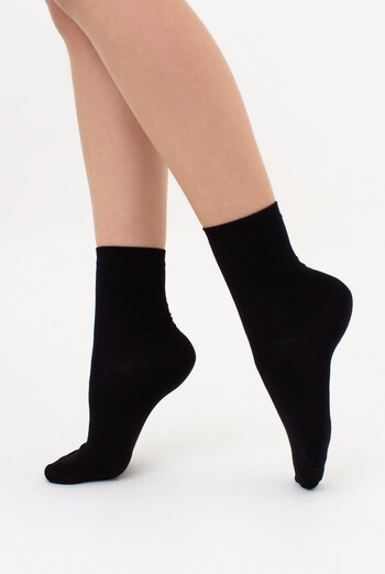 Женские высокие носки из бамбука WS3 BAMBOO Giulia (black), черный Женские высокие носки из бамбука WS3 BAMBOO Giulia (black), черный