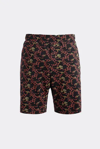 Мужские хлопковые шорты COUNTRY PRINT 9003/010 Giulia (black/molecular print), черный
