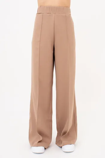 Брюки широкие со стрелками SILENT GRACE 4324/200 Giulia (sand), бежевый Брюки широкие со стрелками SILENT GRACE 4324/200 Giulia (sand), бежевый