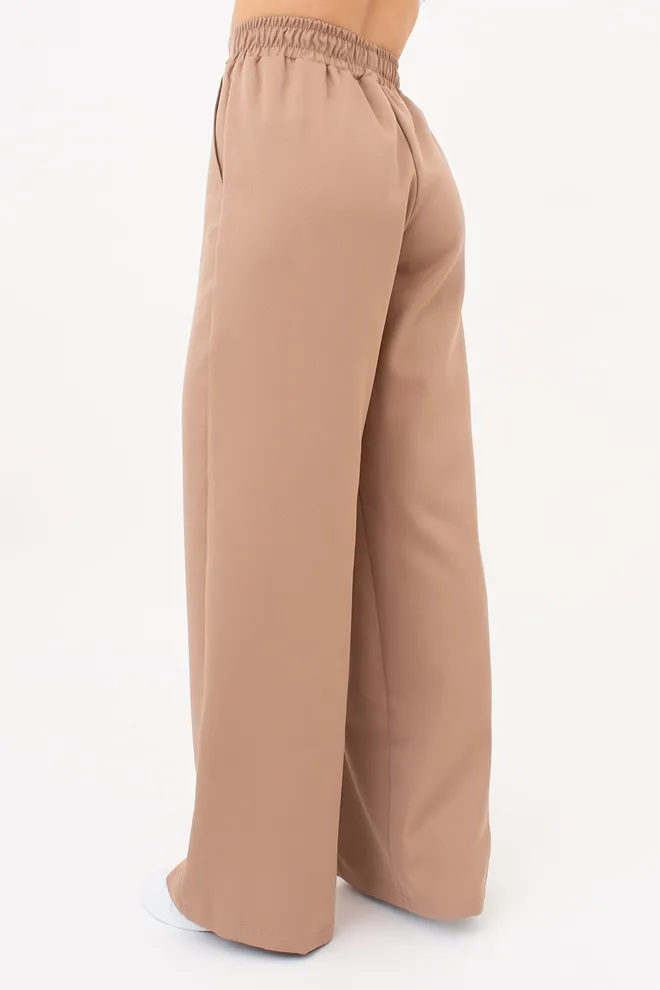 Штани широкі зі стрілками SILENT GRACE 4324/200 Giulia (sand), бежевий