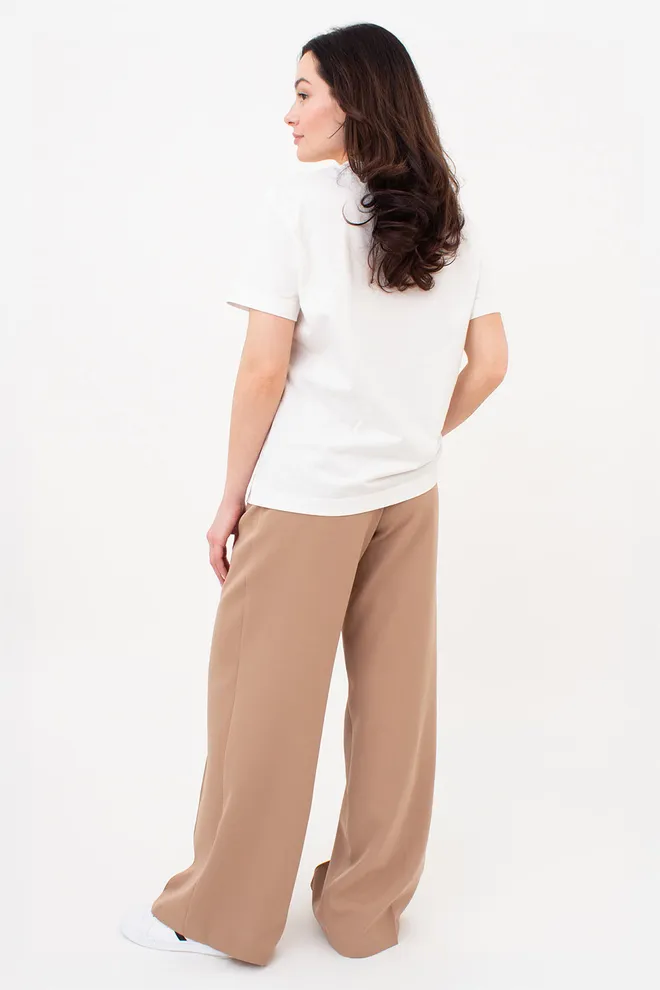 Штани широкі зі стрілками SILENT GRACE 4324/200 Giulia (sand), бежевий