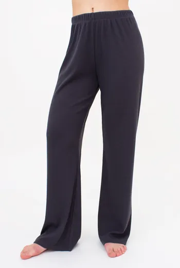 Штани жіночі в рубчик RIB 4307/010 Giulia (graphite), сірий