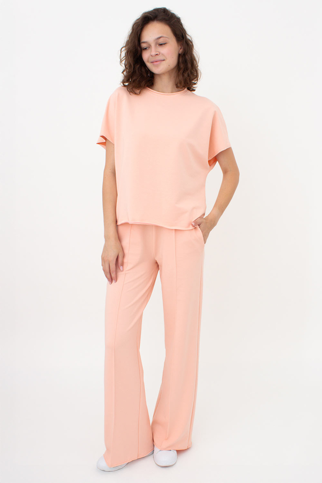 Спортивні штани широкі STREET STYLE 4306/180 Giulia (peach pink), рожевий