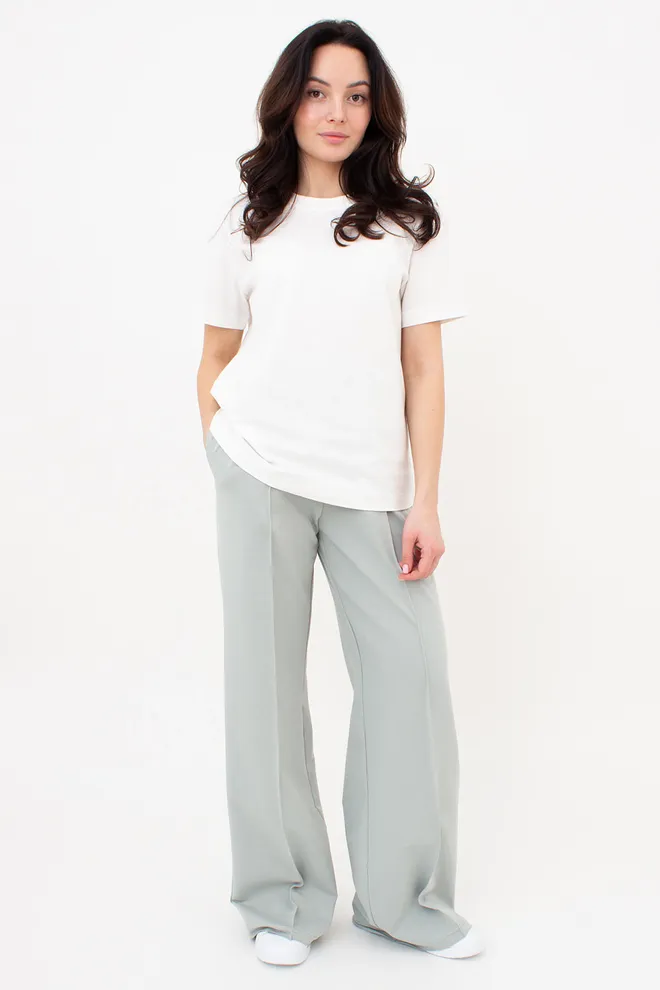 Спортивні штани широкі STREET STYLE 4306/180 Giulia (sage green), зелений