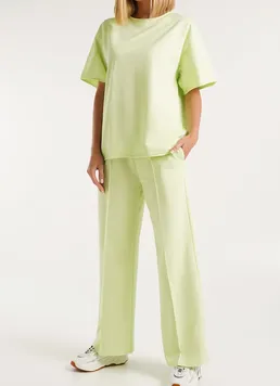 Спортивные штаны широкие STREET STYLE 4306/180 Giulia (pistachio), зеленый