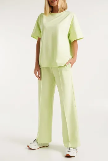 Спортивные штаны широкие STREET STYLE 4306/180 Giulia (pistachio), зеленый