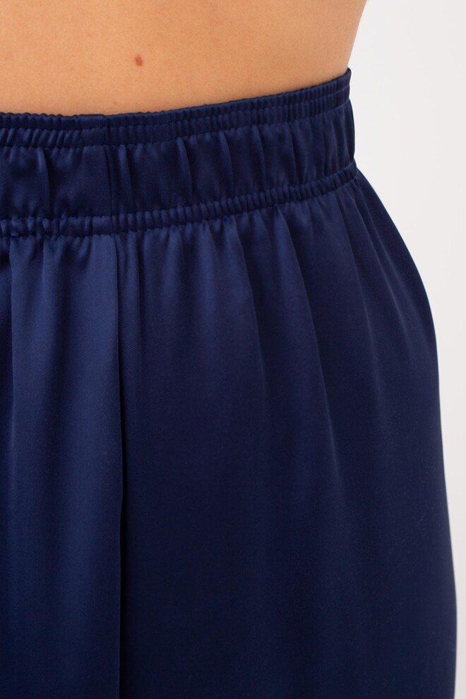 Женские шелковые брюки палаццо ROYAL SILK 4329/050 Giulia (navy), синий