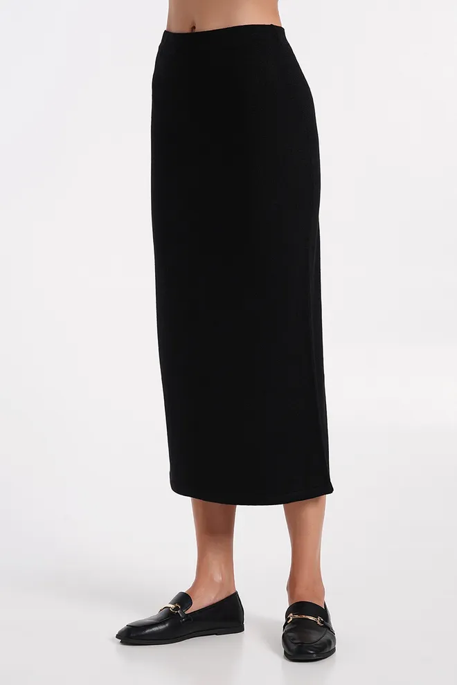 Спідниця з вовни мериноса FREYJA 8502/230 Giulia (black), чорний