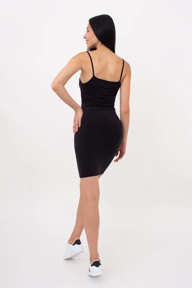 Безшовна сукня DRESS MINI GIULIA x Lichi by Lichi (black), чорний
