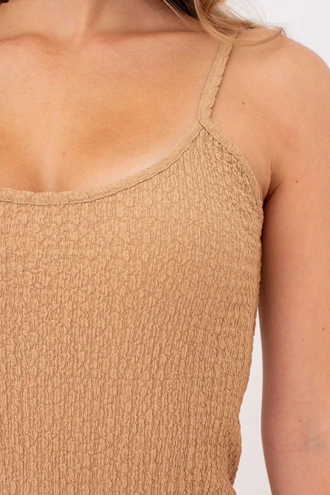 Сукня міді з розрізами WHISPERED FOLDS 8901/260 Giulia (dark beige), бежевий