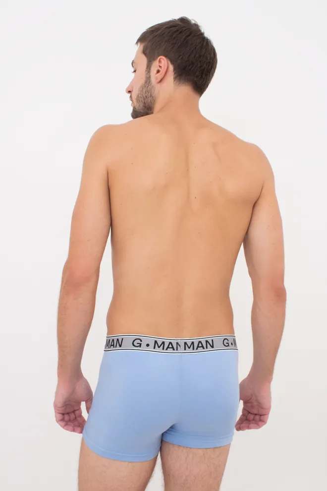 Труси боксери з бавовни G-MAN 20401/60 light blue (блакитний)