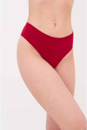 Безшовні трусики бразиліана в рубчик Brasilian Briefs Rib Giulia (winery), бордовий Безшовні трусики бразиліана в рубчик Brasilian Briefs Rib Giulia (winery), бордовий