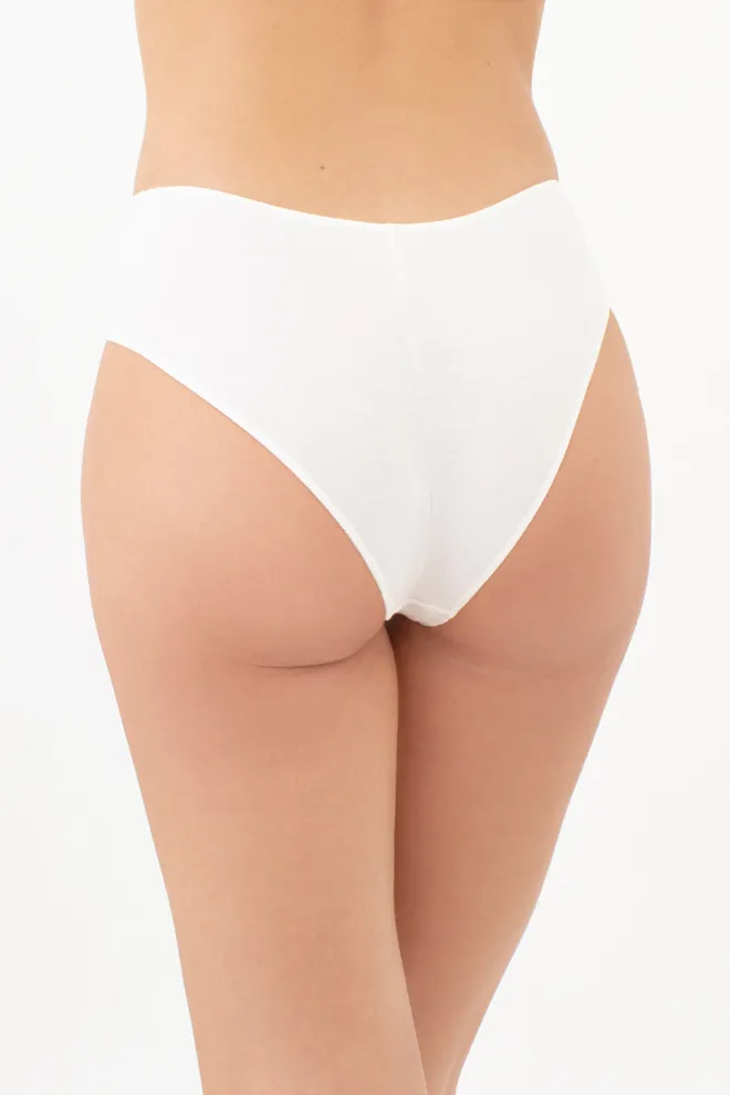 Бавовняні трусики бразиліана BASIC CHIC 2237/60 Giulia (milk), білий