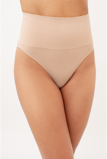 Бесшовные трусы стринги с легким моделирующим эффектом STRING SHAPEWEAR Giulia (light nude), бежевый