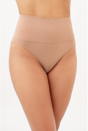 Бесшовные трусы стринги с легким моделирующим эффектом STRING SHAPEWEAR Giulia (nude), бежевый