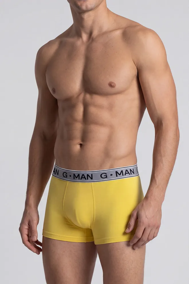 Трусы боксеры из хлопка G-MAN 20405/60 Giulia (golden yellow), желтый