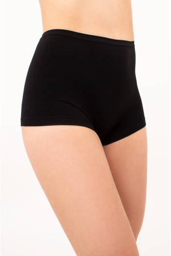 Жіночі безшовні трусики-шорти BOXER BRIEFS Giulia (black), чорний
