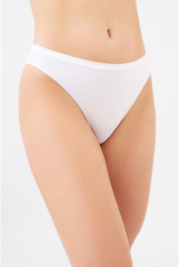 Женские бесшовные трусики бразилиана BRASILIAN BRIEFS Giulia (white), белый