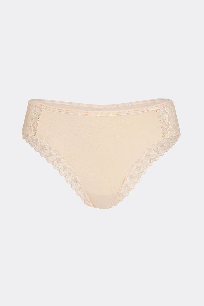 Хлопковые трусики бразилиана LADY LACE 2234/61 Giulia (beige), бежевый