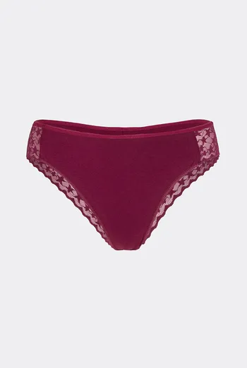 Хлопковые трусики бразилиана LADY LACE 2234/61 Giulia (burgundy), бордовый Хлопковые трусики бразилиана LADY LACE 2234/61 Giulia (burgundy), бордовый