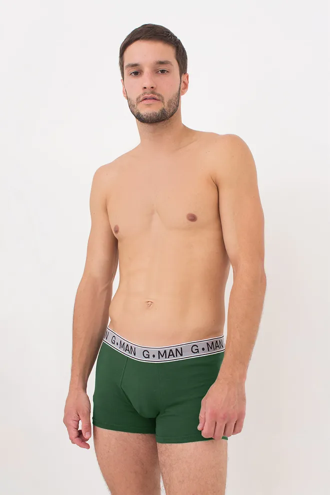 Чоловічі труси боксери G-MAN 20401/60 Giulia (pine green), зелений