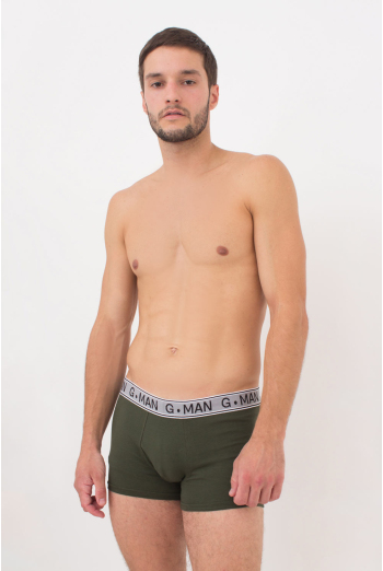 Мужские трусы боксеры G-MAN 20401/60 Giulia (khaki), зеленый Мужские трусы боксеры G-MAN 20401/60 Giulia (khaki), зеленый