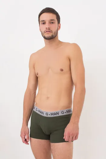 Мужские трусы боксеры G-MAN 20401/60 Giulia (khaki), зеленый Мужские трусы боксеры G-MAN 20401/60 Giulia (khaki), зеленый