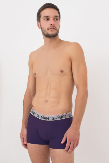 Мужские трусы боксеры G-MAN 20401/60 Giulia (dark purple), фиолетовый Мужские трусы боксеры G-MAN 20401/60 Giulia (dark purple), фиолетовый