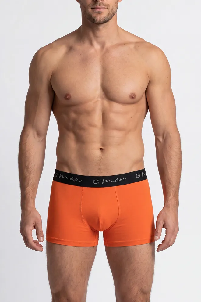 Трусы боксеры из хлопка G-MAN 20405/60 Giulia (deep orange), оранжевый
